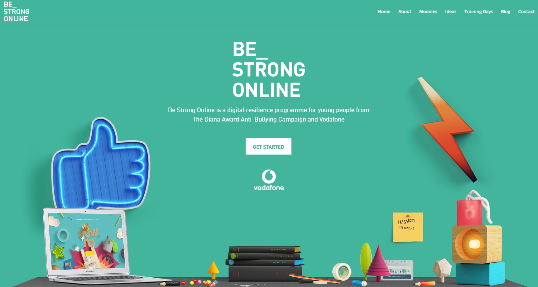 Be strong online
